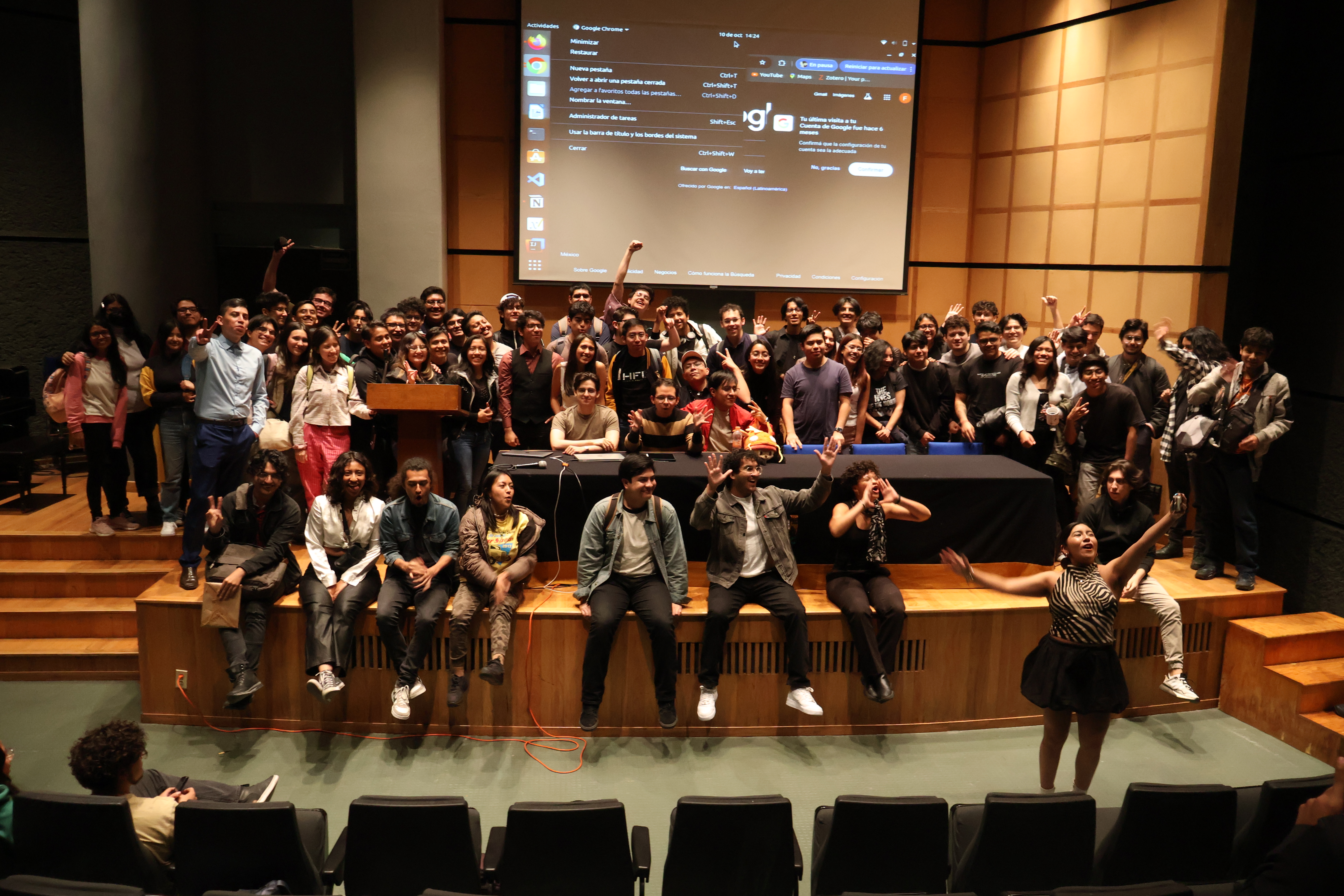 This was the first event in which we present all the communities in our faculty