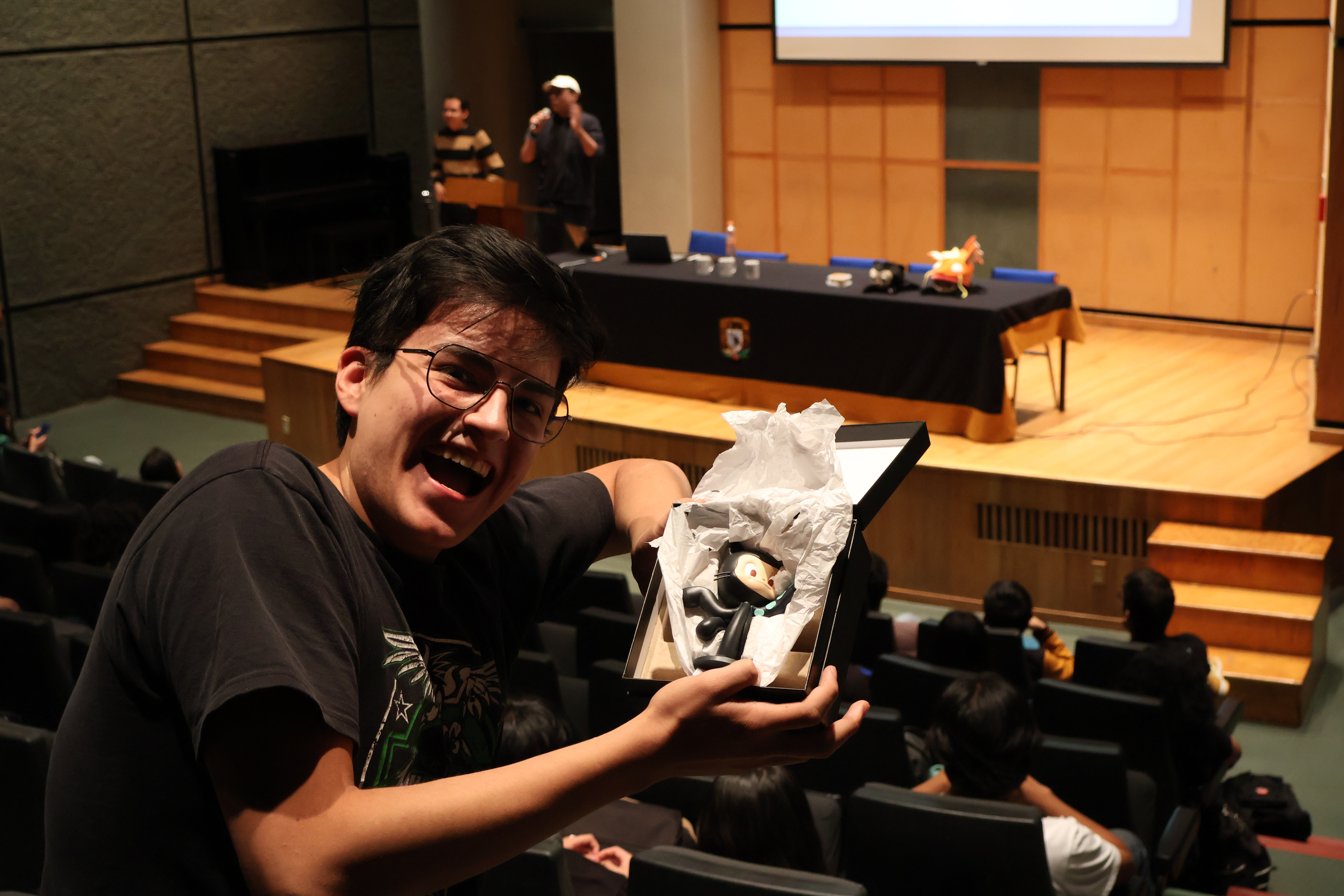 We gave Githib swag to the participants, as the event was sponsor by GitHub